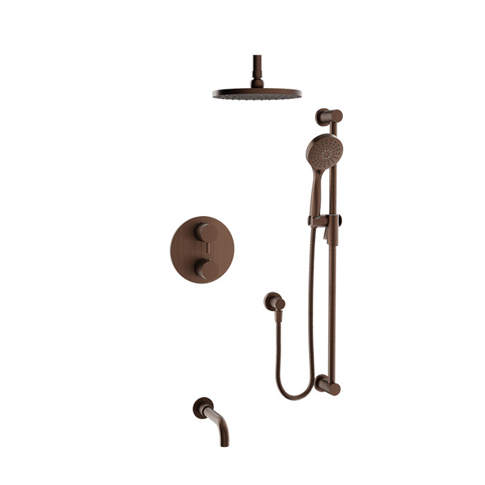 BARiL PRR-4308-66-NS Complete Thermostatic Pressure-Balanced Shower Kit