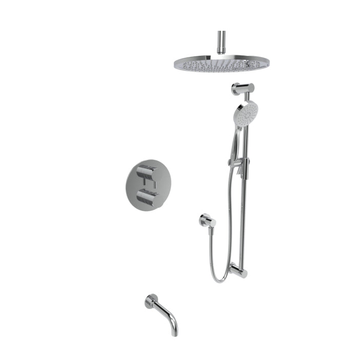 BARiL PRR-4309-66-NS Complete Thermostatic Pressure-Balanced Shower Kit