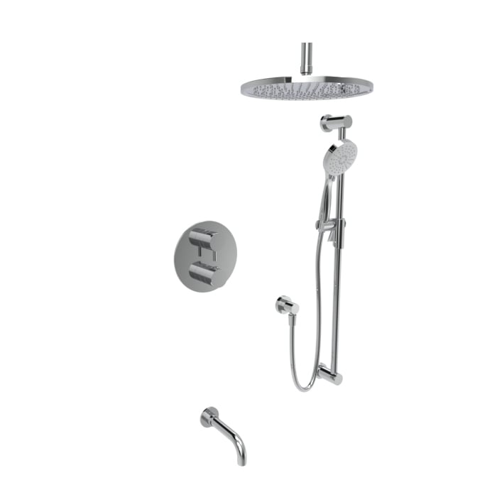 BARiL PRR-4309-66-NS Complete Thermostatic Pressure-Balanced Shower Kit