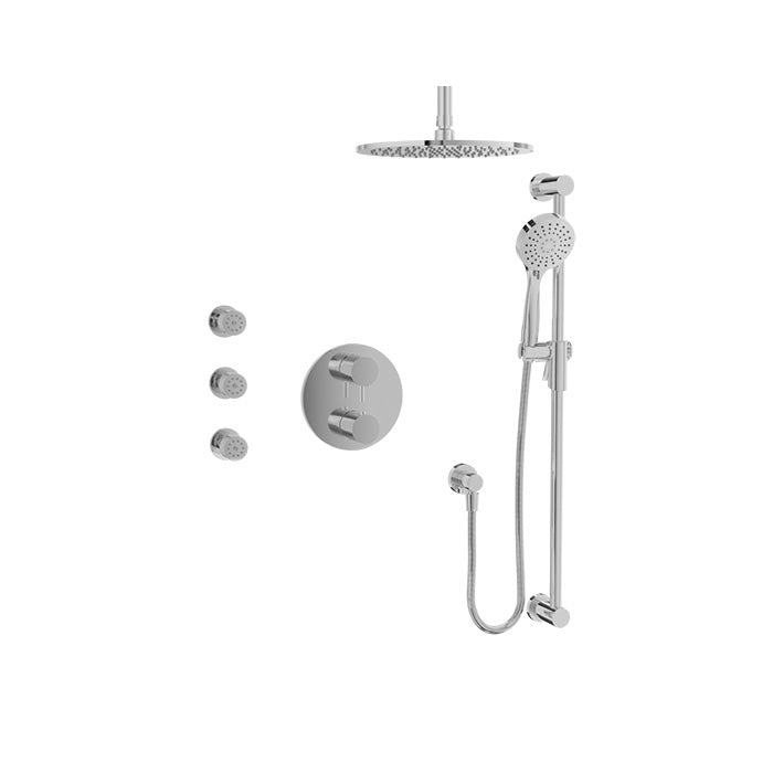 BARiL PRR-4393-66 Complete Thermostatic Pressure-Balanced Shower Kit