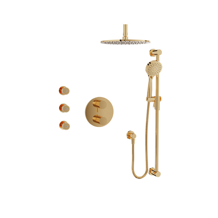 BARiL PRR-4393-66 Complete Thermostatic Pressure-Balanced Shower Kit