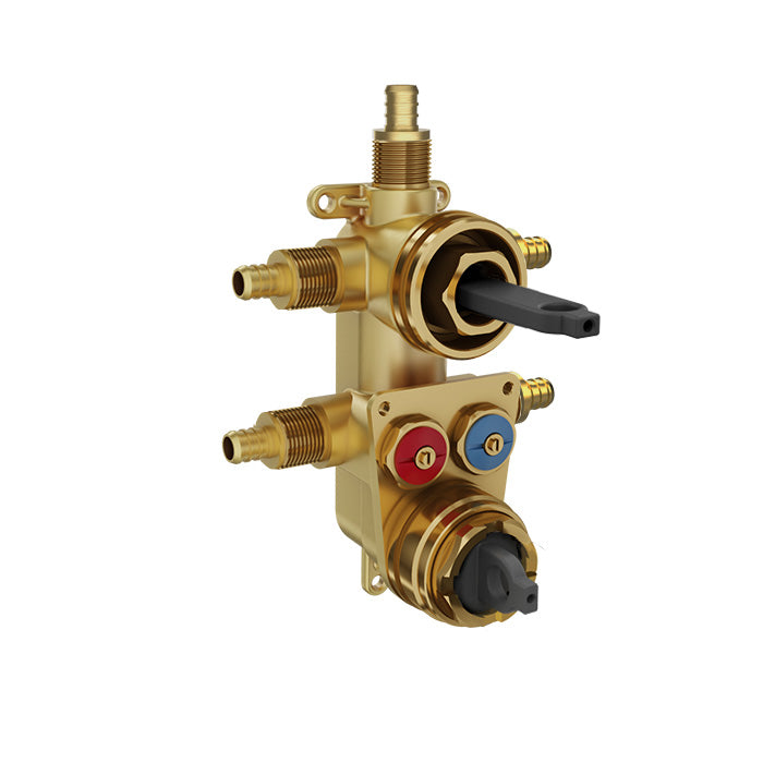 BARiL RVA-9501-P0-B 1-2-3-Way Thermostatic Pressure-Balanced Rough-In (Pex)