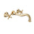 BARiL T16-8041-00L-100 Trim Only For Two Handles Wall-Mounted Lavatory Faucet