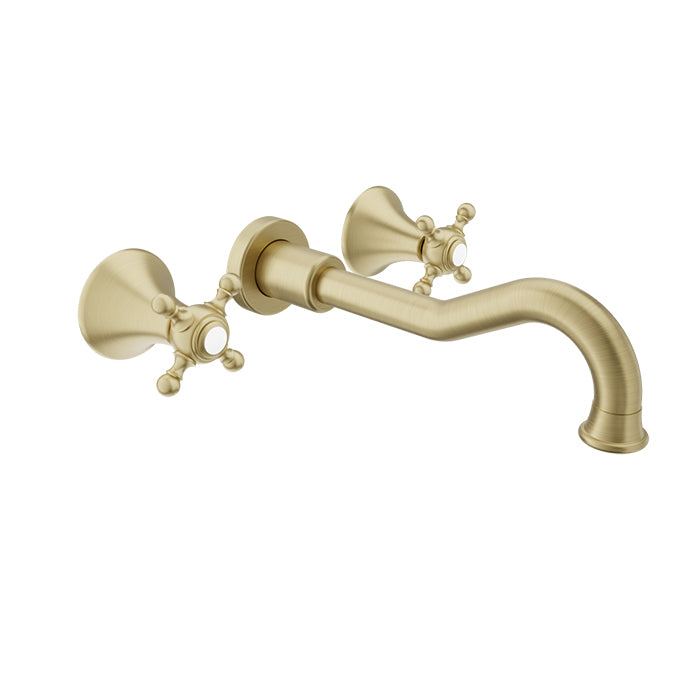 BARiL T16-8041-00L-050 Trim Only For Two Handles Wall-Mounted Lavatory Faucet