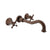BARiL T16-8041-00L Trim Only For Two Handles Wall-Mounted Lavatory Faucet