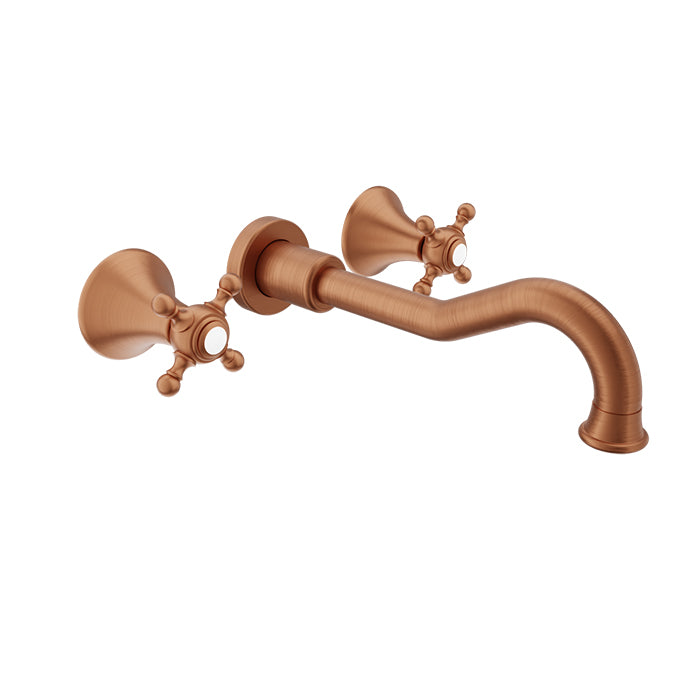 BARiL T16-8041-00L-100 Trim Only For Two Handles Wall-Mounted Lavatory Faucet