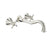 BARiL T16-8041-00L-050 Trim Only For Two Handles Wall-Mounted Lavatory Faucet
