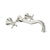 BARiL T16-8041-00L-100 Trim Only For Two Handles Wall-Mounted Lavatory Faucet