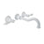 BARiL T18-8041-00L Trim Only For Two Handles Wall-Mounted Lavatory Faucet - Parent