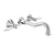 BARiL T18-8041-00L-100 Trim Only For Two Handles Wall-Mounted Lavatory Faucet