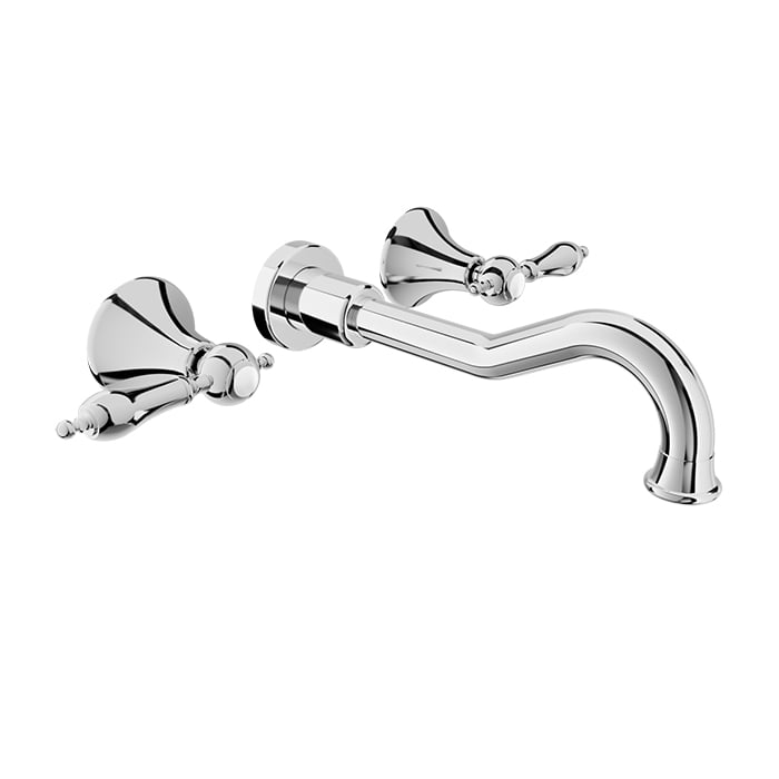 BARiL T18-8041-00L-100 Trim Only For Two Handles Wall-Mounted Lavatory Faucet