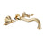 BARiL T18-8041-00L-100 Trim Only For Two Handles Wall-Mounted Lavatory Faucet
