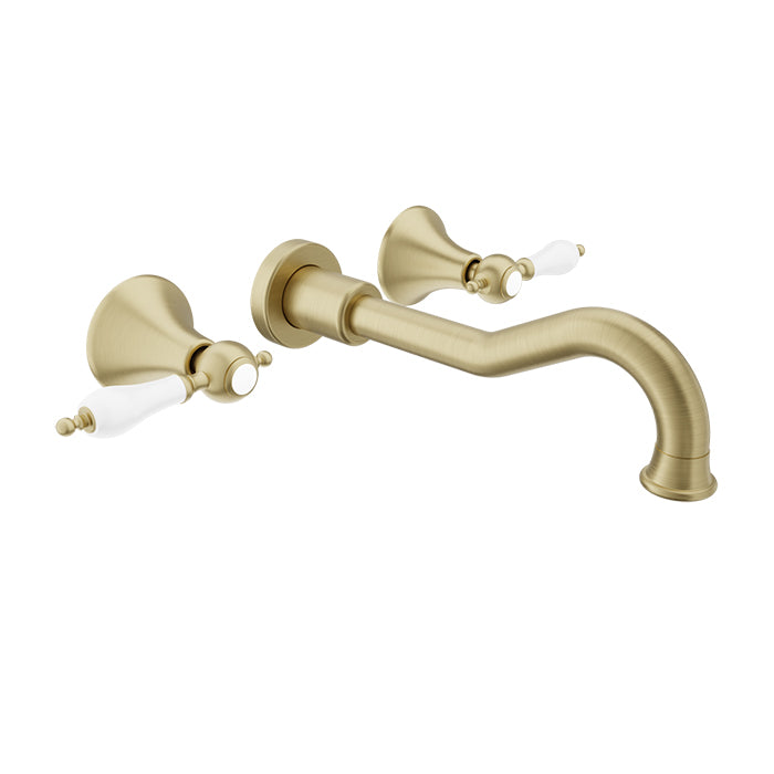 BARiL T18-8041-00L-100 Trim Only For Two Handles Wall-Mounted Lavatory Faucet