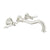 BARiL T18-8041-00L-050 Trim Only For Two Handles Wall-Mounted Lavatory Faucet