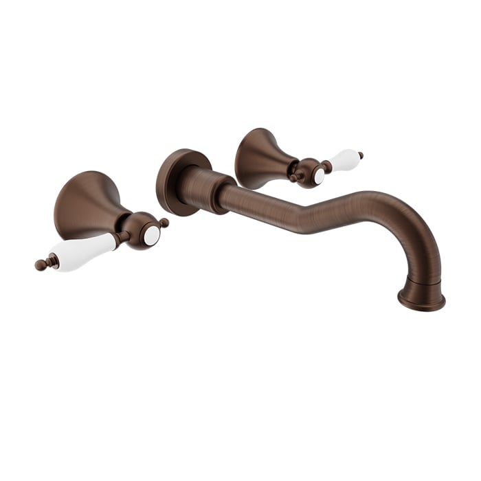 BARiL T18-8041-00L-100 Trim Only For Two Handles Wall-Mounted Lavatory Faucet