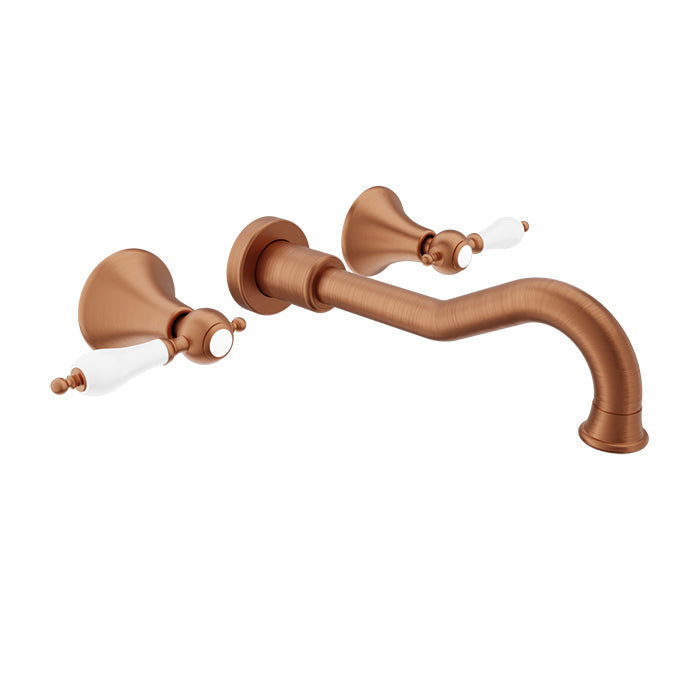 BARiL T18-8041-00L-100 Trim Only For Two Handles Wall-Mounted Lavatory Faucet