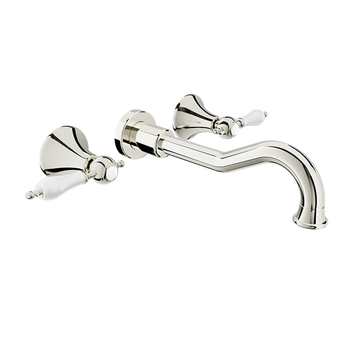 BARiL T18-8041-00L-100 Trim Only For Two Handles Wall-Mounted Lavatory Faucet