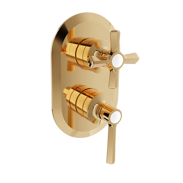 BARiL T20-9182-00 Trim Only For Pressure Balanced Shower Control Valve With 2-Way Diverter