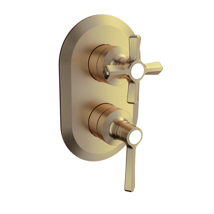 BARiL T20-9192-00 Trim Only For Pressure Balanced Shower Control Valve With 3-Way Diverter