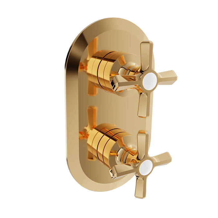 BARiL T20-9522-01-NS Trim Only For Thermostatic Pressure-Balanced Shower Control Valve With 2-Way Diverter
