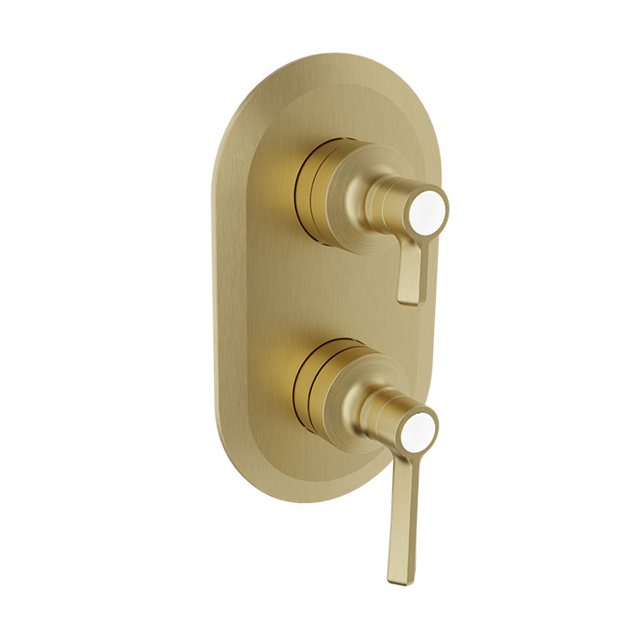 BARiL T20-9524-01-NS Trim Only For Thermostatic Pressure-Balanced Shower Control Valve With 2-Way Diverter