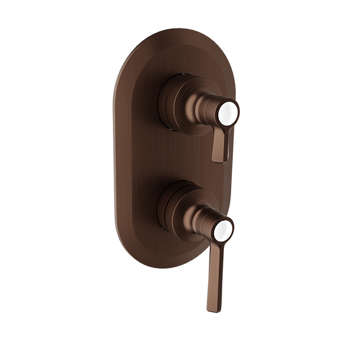 BARiL T20-9524-01-NS Trim Only For Thermostatic Pressure-Balanced Shower Control Valve With 2-Way Diverter