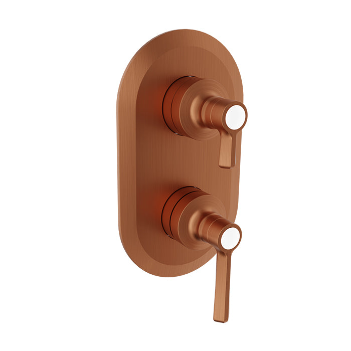 BARiL T20-9524-01-NS Trim Only For Thermostatic Pressure-Balanced Shower Control Valve With 2-Way Diverter
