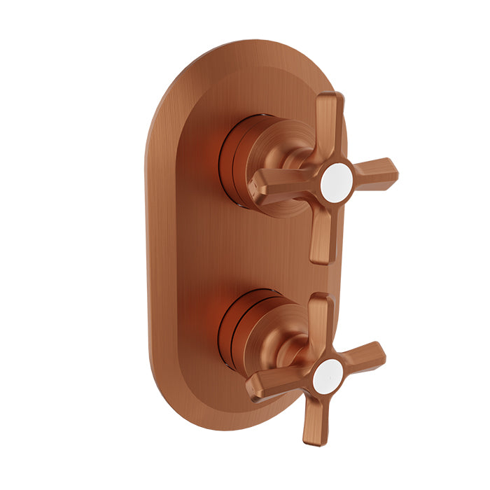 BARiL T20-9532-01-NS Trim Only For Thermostatic Pressure-Balanced Shower Control Valve With 3-Way Diverter