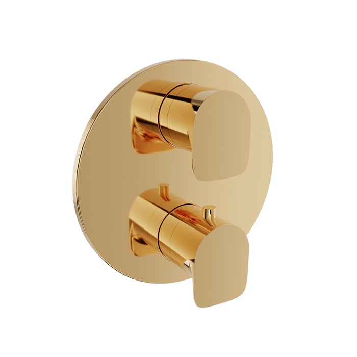 BARiL T45-9511-01 Trim Only For Thermostatic Pressure-Balanced Shower Control Valve With 1-Way Diverter
