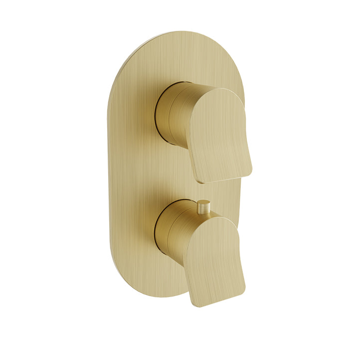 BARiL T46-9521-01-NS Trim Only For Thermostatic Pressure-Balanced Shower Control Valve With 2-Way Diverter