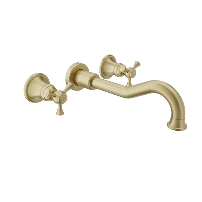 BARiL T71-8041-00L-050 Trim Only For Two Handles Wall-Mounted Lavatory Faucet