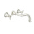 BARiL T71-8041-00L-100 Trim Only For Two Handles Wall-Mounted Lavatory Faucet