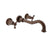 BARiL T71-8041-00L-050 Trim Only For Two Handles Wall-Mounted Lavatory Faucet