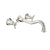 BARiL T71-8041-00L-100 Trim Only For Two Handles Wall-Mounted Lavatory Faucet