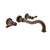 BARiL T72-8041-00L Trim Only For Two Handles Wall-Mounted Lavatory Faucet