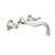 BARiL T72-8041-00L-100 Trim Only For Two Handles Wall-Mounted Lavatory Faucet