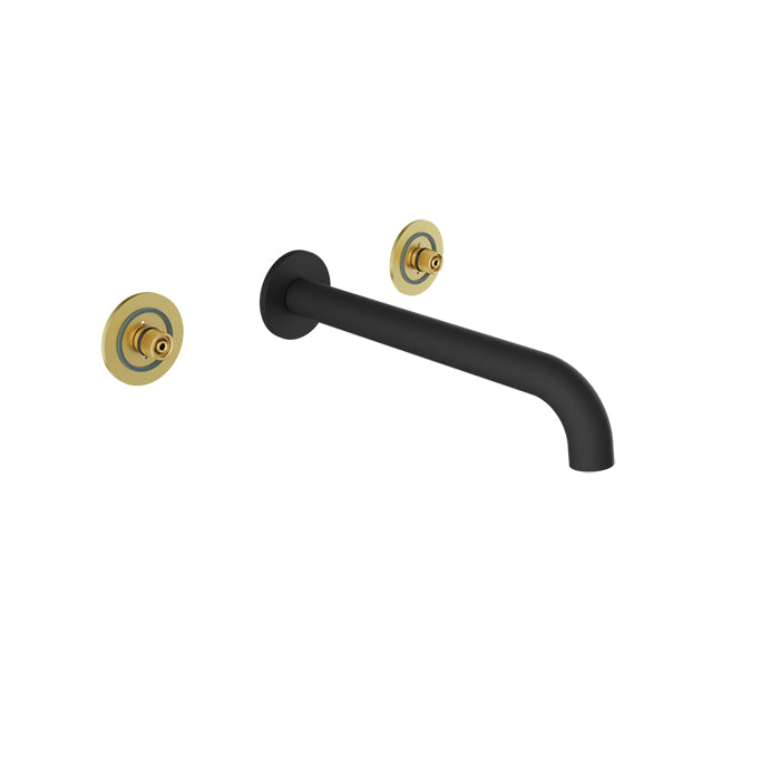 BARiL T80-8042-00L-100 Trim Only For Two Handles Wall-Mounted Lavatory Faucet
