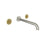 BARiL T80-8042-00L-100 Trim Only For Two Handles Wall-Mounted Lavatory Faucet