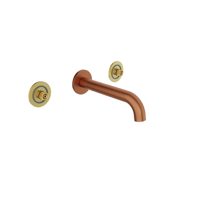 BARiL T80-8046-00L-100 Trim Only For Two Handles Wall-Mounted Lavatory Faucet