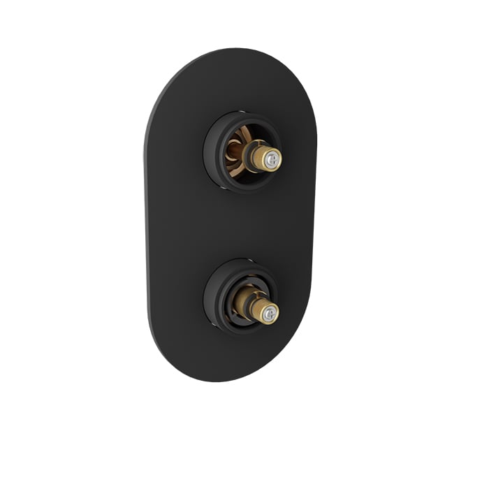 BARiL T80-9521-01-NS Trim Only For Thermostatic Pressure-Balanced Shower Control Valve With 2-Way Diverter
