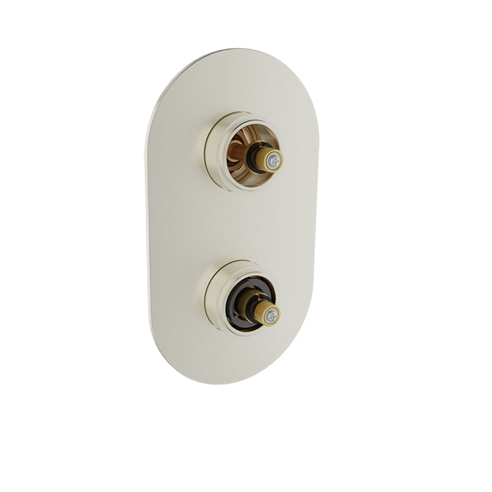 BARiL T80-9521-01-NS Trim Only For Thermostatic Pressure-Balanced Shower Control Valve With 2-Way Diverter