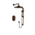 BARiL TRO-2802-20-NS Trim Only For Pressure Balanced Shower Kit