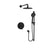 BARiL TRO-4207-45 Trim Only For Thermostatic Pressure-Balanced Shower Kit