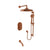 BARiL TRO-4303-20 Trim Only For Thermostatic Pressure-Balanced Shower Kit