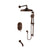 BARiL TRO-4305-20-NS Trim Only For Thermostatic Pressure-Balanced Shower Kit
