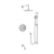 BARiL TRO-4308-66-NS Trim Only For Thermostatic Pressure-Balanced Shower Kit - Parent