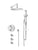 BARiL TRO-4393-66 Trim Only For Thermostatic Pressure-Balanced Shower Kit