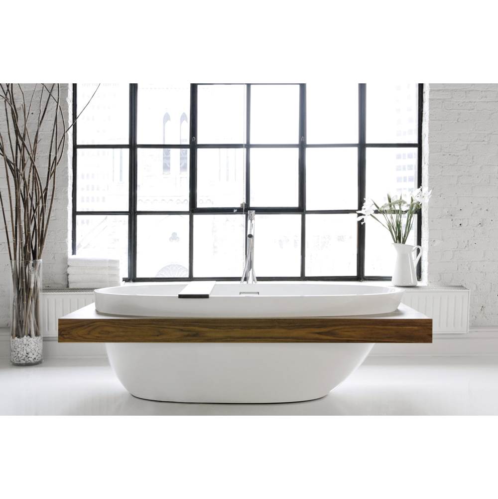 Wet Style BBE01-R-WHNT-COP-MA Be Bath 66 X 34 X 22 - Fs - Built In Nt O/F Wh Drain - Copper Conn