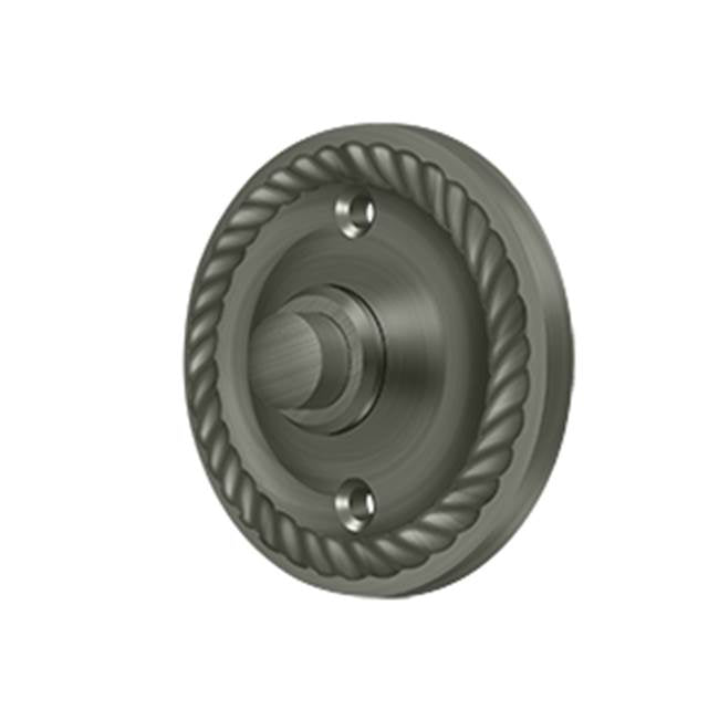 Deltana BBRR213 Bell Button, Round With Rope