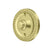 Deltana BBRR213 Bell Button, Round With Rope